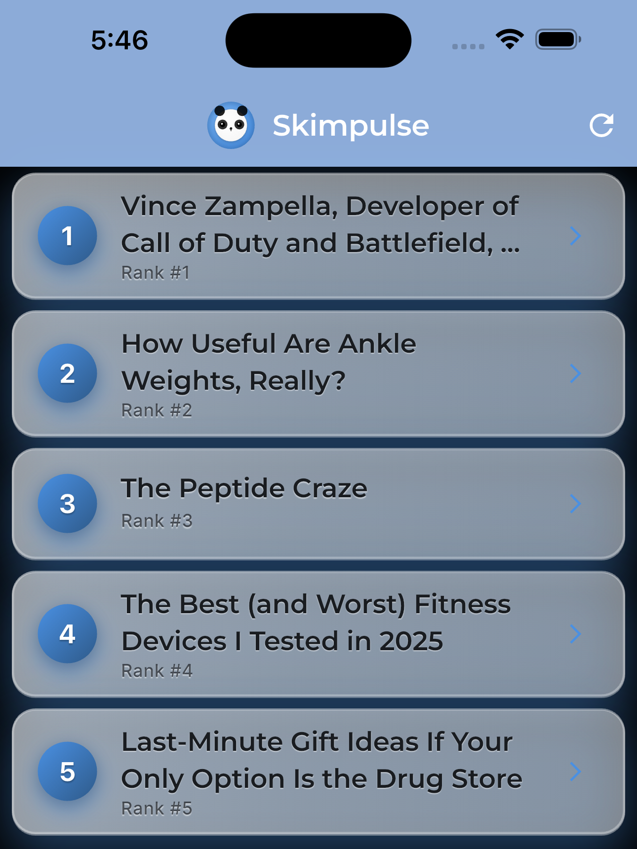 Skimpulse App